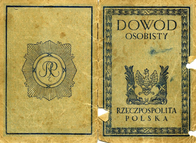 KKE 5907-1.jpg - Dowód osobisty Józefy Janukowicz, Wilno, 31 VIII 1929 r.